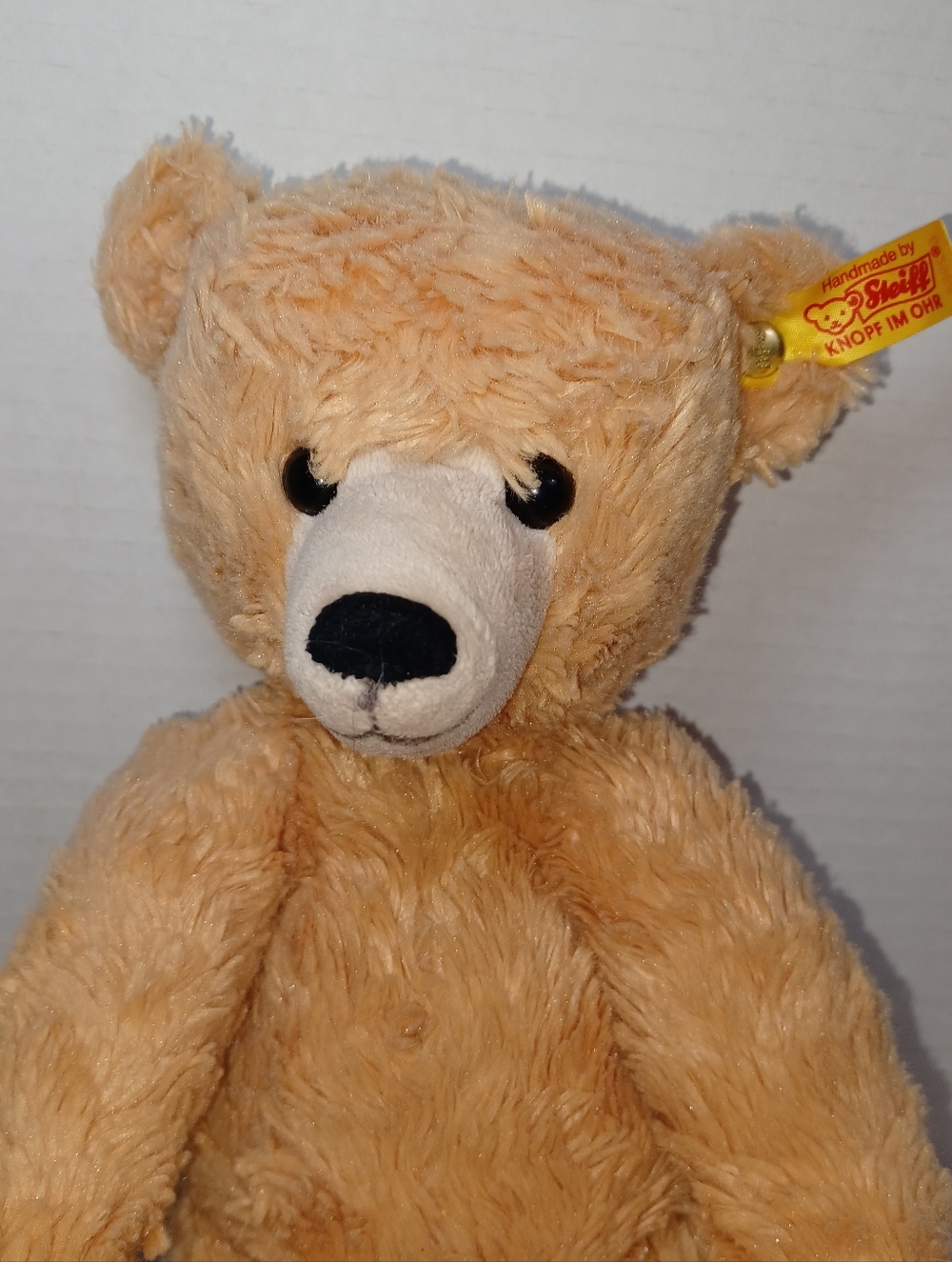 Rare Steiff Classic Beige Teddy Bear Plush - Handmade Collectible Original Tag